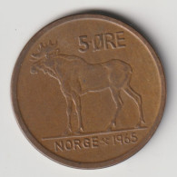 NORGE 1965: 5 Öre, KM 405 - Norway