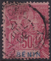 Benin 1894 Sc 43 Yt 43 Used Ouidah Cancel - Oblitérés