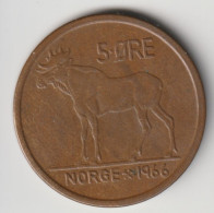 NORGE 1966: 5 Öre, KM 405 - Norway