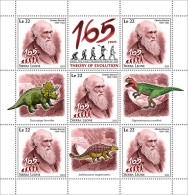 Sierra Leone 2023, Darwin, Dinosaurs, BF - Natuur