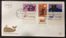 1963 Israel - Festival 1963 - Jewish New Year  - 85 - Lettres & Documents