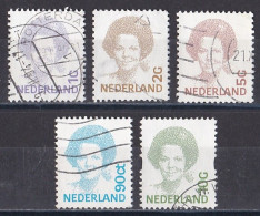 Pays Bas -  1980 - 89   Béatrix   Y&T  N °  1415  1416  1418  1426  1461  Oblitéré - Oblitérés