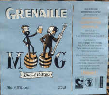 Etiquette Bière MOOG Nicolas Pour Grenaille Nancy 2023 (Edition Paquet - El Arte De La Mesa