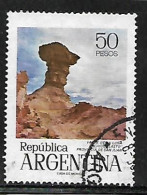 ARGENTINA - AÑO 1975 - Valle De La Luna - Sin Filigran - Usado - Used Stamps