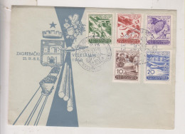 YUGOSLAVIA,1950 Zagreb RUMA Airmail  Set Nice. Cover - Covers & Documents