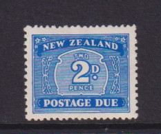 NEW ZEALAND  - 1939 Postage Due 2d Hinged Mint - Strafport