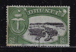 BRUNEI 1952 RIVER KAMPONG  SCOTT #94 USED - Brunei (...-1984)
