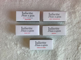 R.Ricci - Juliette Has A Gun, Lot De 5 échantillons Différents - Parfums - Stalen