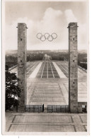 61138 - Deutsches Reich - 1936 - Ans.-Kte. "Olympia-Stadion, Ost-Tor", Ungebraucht - Juegos Olímpicos
