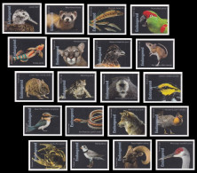 USA 2023 Endangered Species, Reptile,Snake,Fish,Parrot,Frog,Rat,Rabbit,Bird,Panther,Wolf,Quail,20v Imperf MNH RARE - Ungebraucht