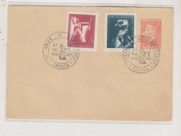 YUGOSLAVIA, 1951 Zagreb FDC Postal Stationery Cover - Covers & Documents