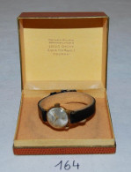 C164 Montre Gigandet 17 Rubis Incabloc 1964 Or 18 Caraths - Certificats Origine - Horloge: Luxe