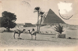 EGYPTE - Vue Sur La Seconde Pyramide - LL - Carte Postale Ancienne - Pyramides