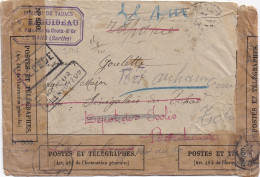 35116# LETTRE DECEDE RETOUR ENVOYEUR Obl LE MANS SARTHE 1912 FORT LAMY ARCHAMBAULT TCHAD CONGO BANGUI OUBANGUI CHARI - Lettres & Documents