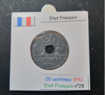 France 1942 20 Centimes Type Vingt (réf Gadoury N°321) - 20 Centimes