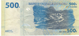 BILLET  Cinq Cent Francs Congo - Zonder Classificatie