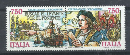 ITALIA  YVERT  1908/9   MNH  ** - Christopher Columbus
