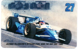 F1 Charles VILLENEUVE 1995 Sport Course Automobile Carte Prépayée  Card (F 177) - [6] Collections