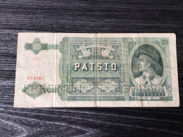 SLOVAQUIE RARE Billet 500 Patsto 1941 SPÉCIMEN - Slovakia