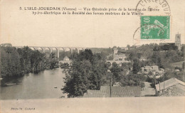 L'isle Jourdain * Vue Générale Prise De La Terrasse De L'usine Hydro électrique De La Société Des Forces Motrices - L'Isle Jourdain