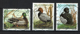 Luxembourg 2000 - YT 1453/1455 - Fauna, Duck, Canard, Eend, Ente - Usati