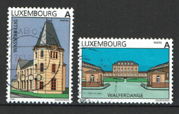 Luxembourg 2000 - YT 1445/1446 - Tourism, Touristique, Walferdange, Wasserbillig - Oblitérés