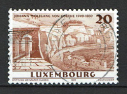 Luxembourg 1999 - YT 1439 - Anniversary Of The Birth Of Johann Wolfgang Von Goethe, Ecrivain - Used Stamps