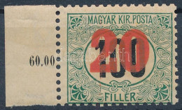 ** 1915 Kisegítő Portó 20f/100f (41) IV. Vízjellel (15.000) - Otros & Sin Clasificación