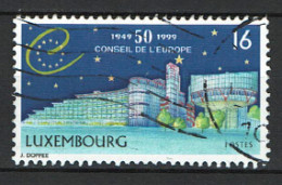 Luxembourg 1999 - YT 1420 - The 50th Anniversary Of The Council Of Europe, Strasbourg - Usados