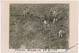* T2 1938 Aranyosivánfalva, Kákova, Cacova Ierii (?); Bányászok / Miners. Photo - Zonder Classificatie
