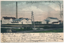 T2/T3 1905 Gyulafehérvár, Karlsburg, Alba Iulia; Villamostelep, Glück-féle Johanna Gőzmalom. Schäser Ferenc Fénynyomdai  - Unclassified