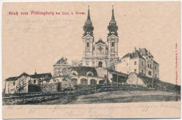 T2/T3 1900 Linz, Pöstlingberg, Kirche / Church - Embossed - Non Classés