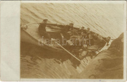 ** T2/T3 K.u.K. Kriegsmarine Taucher / Osztrák-magyar Haditengerészet Búvára / Austro-Hungarian Navy Diver. Photo (EK) - Non Classés