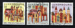 Luxembourg 1998 - YT 1404/1406 - The 1300th Anniversary Of The Echternacht Abbey, Echternach - Gebruikt