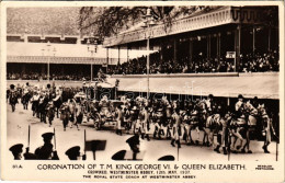 T2 1937 Coronation Of T.M. King George VI & Queen Elizabeth, Crowned, Westminster Abbey 12th May 1937 - Non Classés