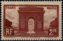 FRANCE - YT N° 258 "ARC DE TRIOMPHE" Neuf** LUXE". PROPOSITION LA MOINS CHERE Sur DELCAMPE. A Saisir. - Unused Stamps