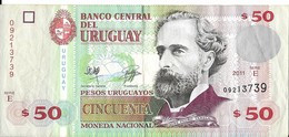 Uruguay - 50 Pesos 2011 - Série E - N° 09213739 - TTB - - Uruguay