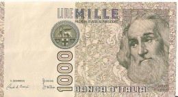 1000 Lire 1982 - Marco PAULO - N° CC 938489 O  - ITALIE - - 1000 Lire