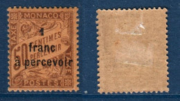 Monaco , Taxe Yv T17, Mi P13, *, Neuf Avec Charnière, - Impuesto