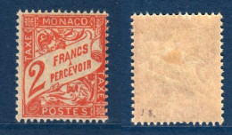 Monaco , Taxe Yv T24, Mi P19, *, Neuf Avec Charnière, - Impuesto