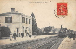 CPA 53 MESLAY DU MAINE / LA GARE / TRAIN - Meslay Du Maine