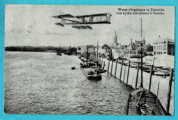 * Temse - Tamise (Oost Vlaanderen) * (Uitg E. De Landtsheer) Water Vliegtuigen, Hydro Aeroplanes, Avion, Péniche, Canal - Temse