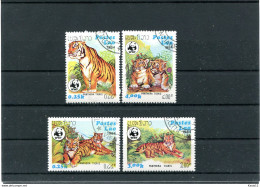 A51334)WWF: Laos 706 - 709 Gest. - Oblitérés