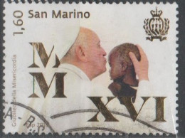 2016 - SAN MARINO - GIUBILEO DELLA MISERICORDIA - JUBILEE OF MERCY - USATO. - Gebraucht