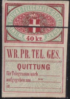 Österreich    .  Y&T   .   Telegraph 19  (2 Scans)        .   *      .   Ungebraucht Mit Gummi - Télégraphe