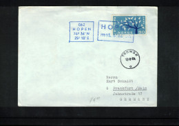 Norway 1964 Svalbard - Hopen Meteorology Station Interesting Letter - Lettres & Documents