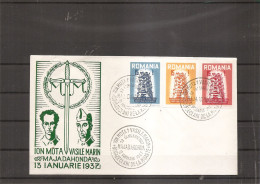 Roumanie - Postes Des Exilés - Europa ( FDC De 1957 Avec Timbres Non Dentelés à Voir) - Lettres & Documents