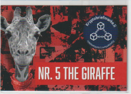 Liechtenstein Mi CRYF 7 Crypto Stamp Nr. 5 - The Giraffe Purple Scarf ** 2023 - Ungebraucht