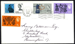 Great Britain Sc# 426-429 FDC 1965 9.2 Lister 100th - 1952-71 Ediciones Pre-Decimales