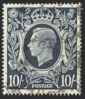 Great Britain Sc# 251 SG# 478 Used (b) 1939 10sh Indigo King George VI - Used Stamps